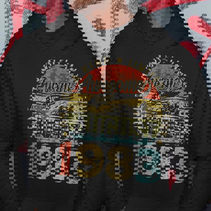 40 Years Old Made In 1983 Vintage August 1983 40Th Birthday Hoodie Unique Gifts