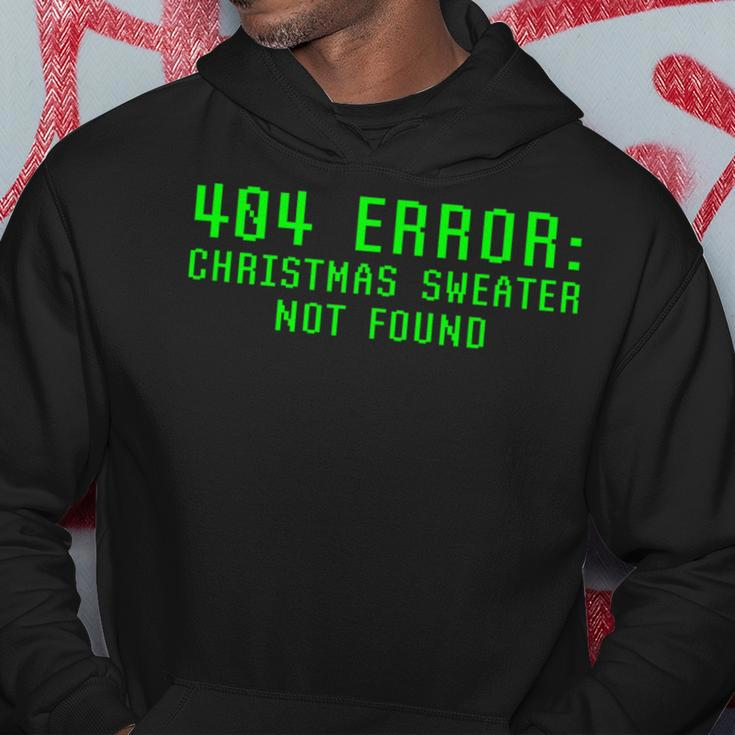 404 Error Christmas Sweater Not Found Geeky Nerdy Ugly Hoodie Unique Gifts