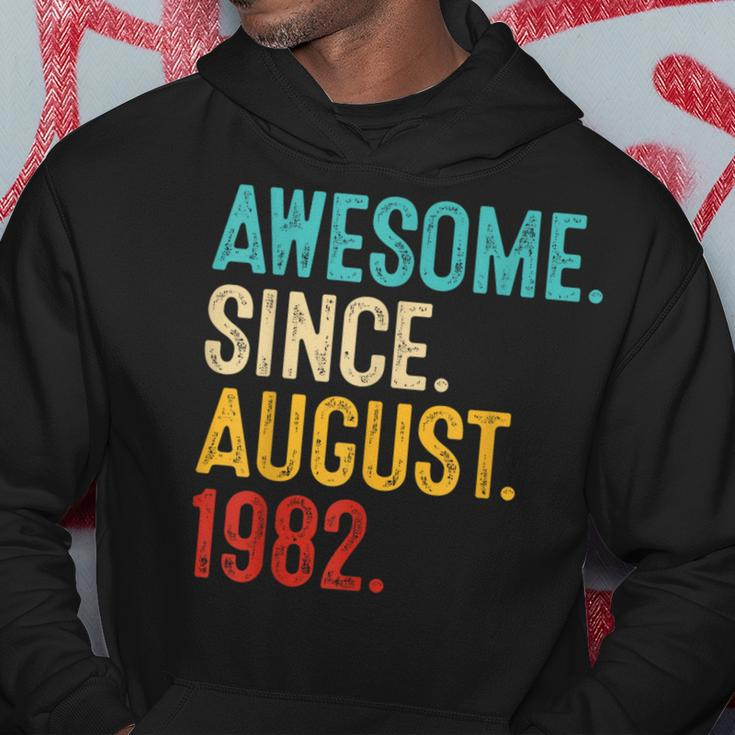 41 Year Old Awesome Since August 1982 41St Birthday Hoodie Unique Gifts