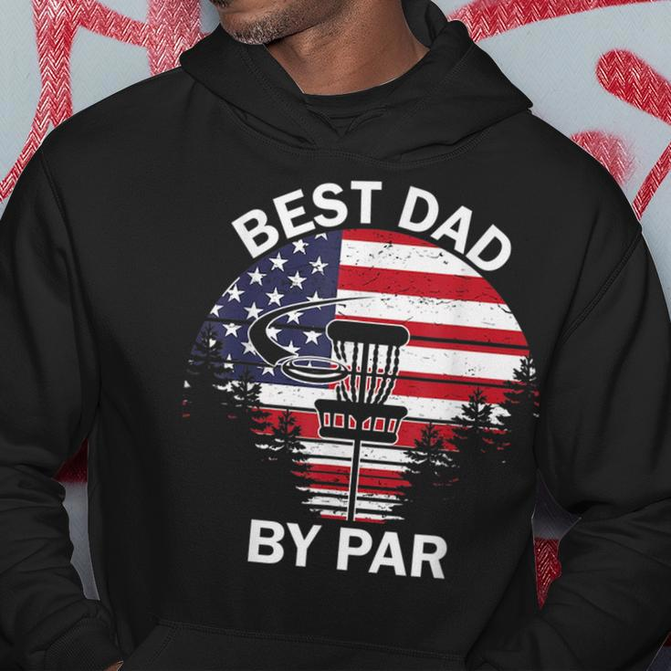 4Th Of July Best Dad By Par Disc Golf Men Fathers Day Hoodie Unique Gifts