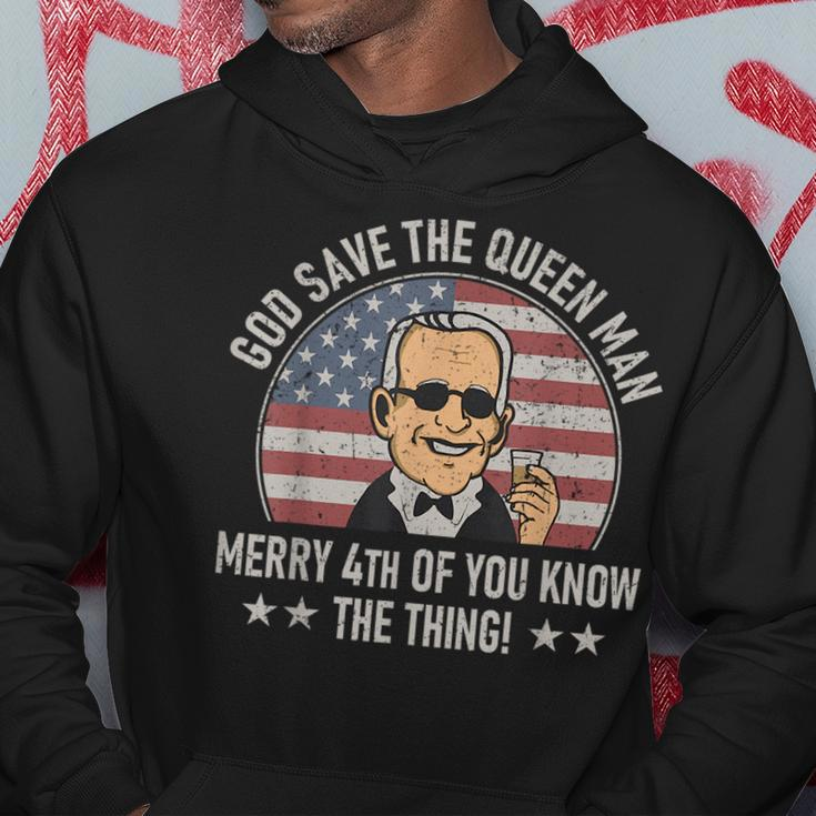 4Th Of July God Save The Queen Man Funny Usa Joe Biden Meme Hoodie Unique Gifts