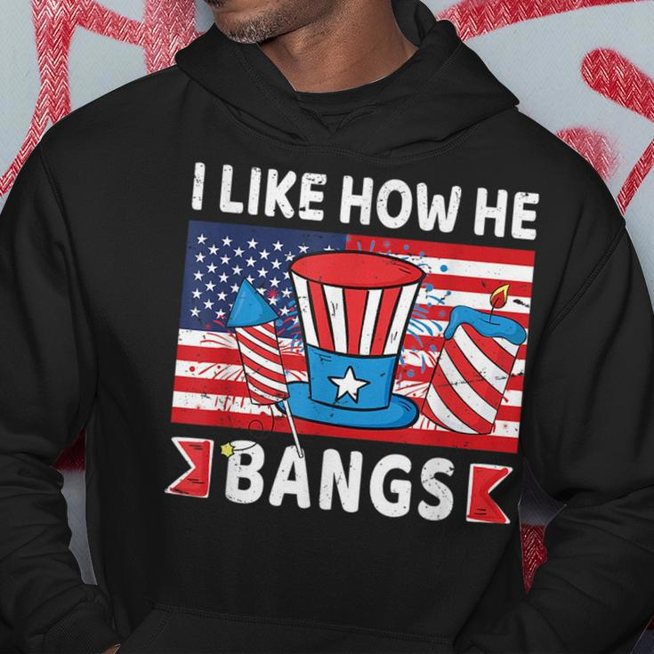 4Th Of July I Like How He Bangs Fireworks Funny Couple Hoodie Unique Gifts