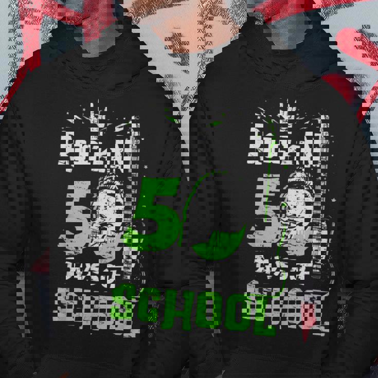 50Th Day Of School Rockin 50 Days Of School 50 Days Smarter Hoodie Personalized Gifts