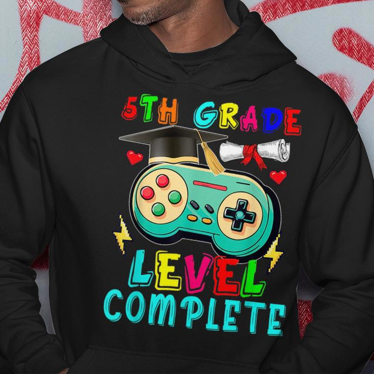5Th Grade Level Complete Cute Game Controller Gamer Graduate Hoodie Unique Gifts