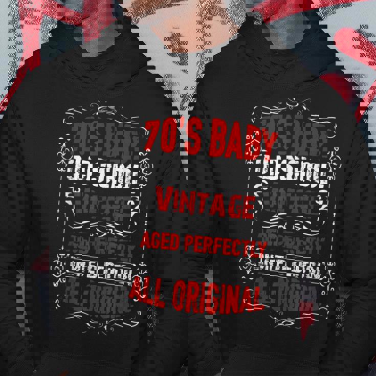 70'S Baby Quote Born In The 1970'S Vintage Birthday Hoodie Unique Gifts