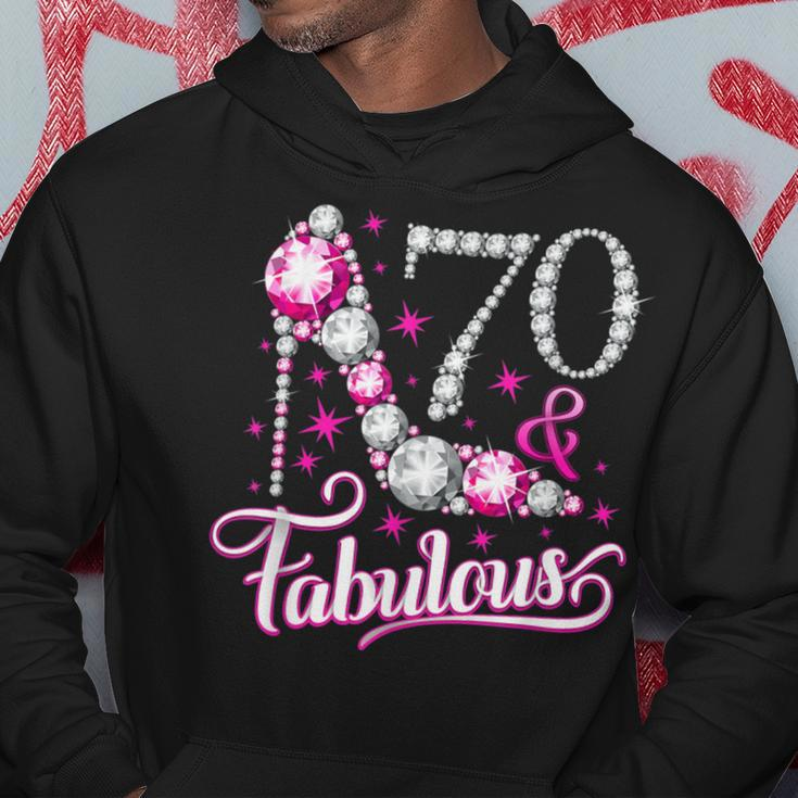 70Th Birthday Seventy And Fabulous Ladies Hoodie Unique Gifts