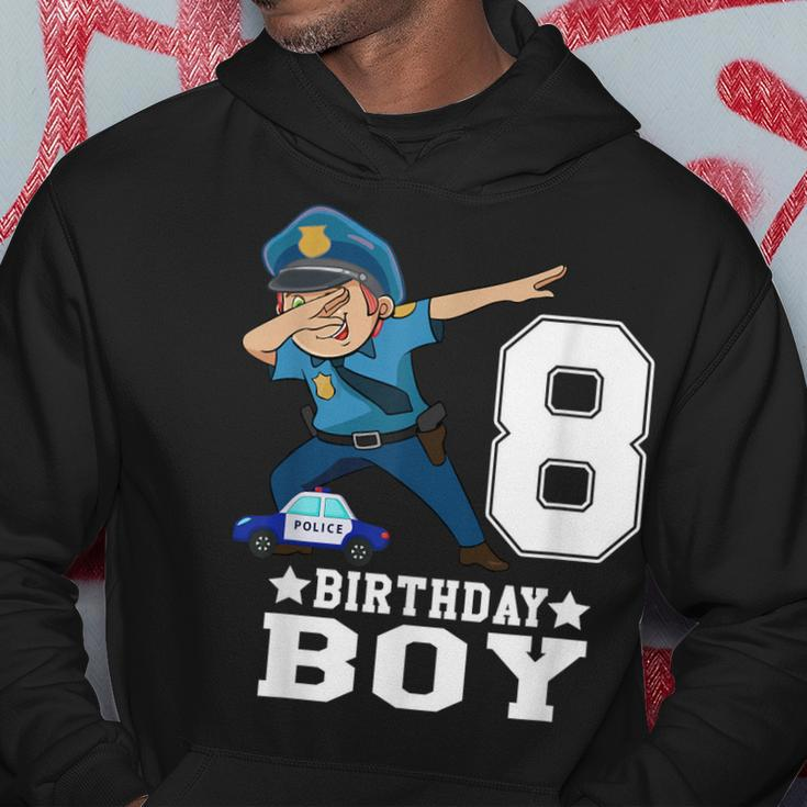 8 Year Old Gifts 8Th Birthday Boy Dabbing Police For Son Hoodie Unique Gifts