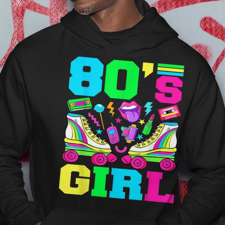 80S Girl 1980S Lover Theme Party Outfit Eighties Costume Hoodie | Mazezy UK