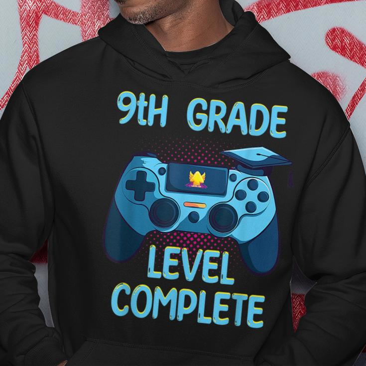 9Th Grade Level Complete Last Day Of School Funny Graduation Hoodie Unique Gifts