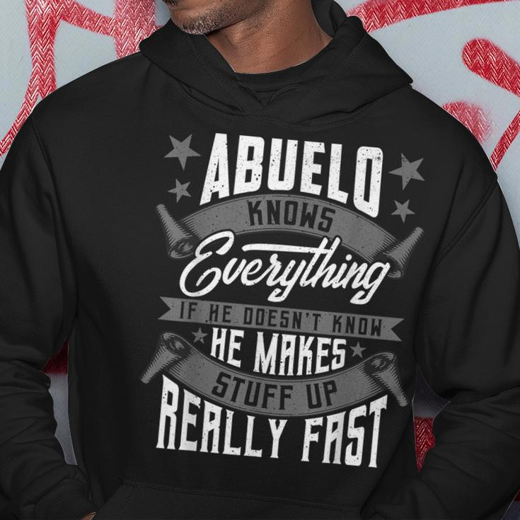 Abuelo Knows Everything Funny Abuelo Fathers Day Gifts Gift For Mens Hoodie Unique Gifts
