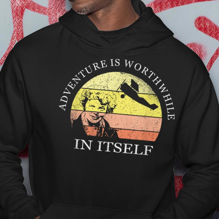 Adventure Is Worthwhile In Itself Earhart Day Hoodie Unique Gifts