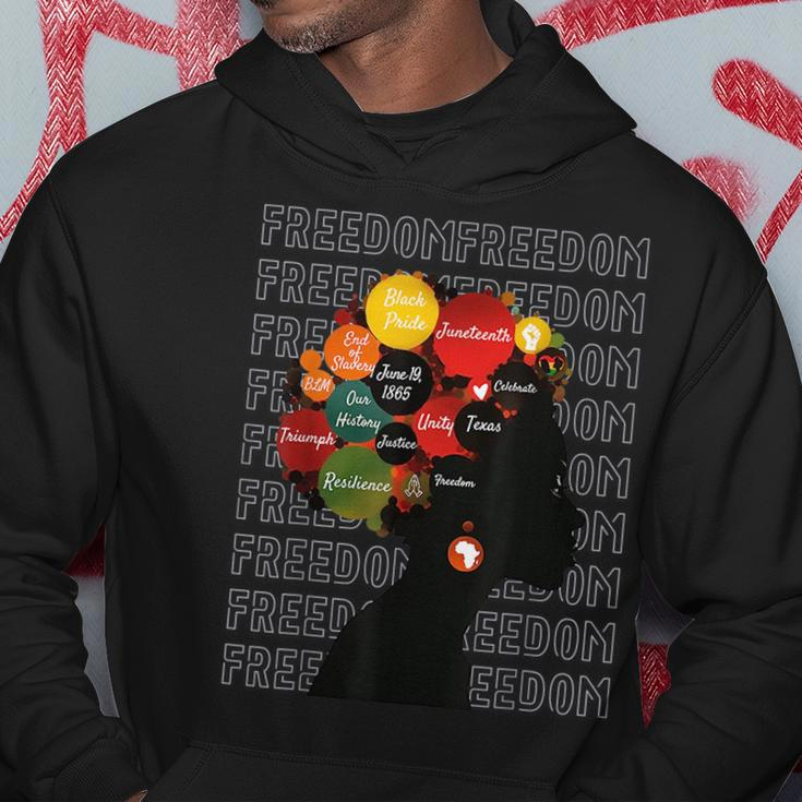 African American June 19Th Rooted In Freedom Hoodie Unique Gifts