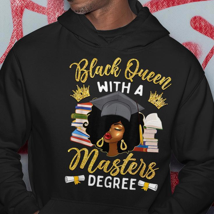 Afro Black Queen With A Masters Degree Graduation Hoodie Unique Gifts