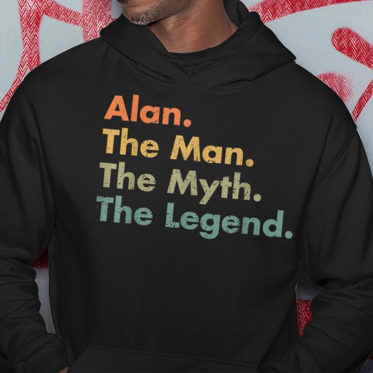 Alan The Man The Myth The Legend Dad Grandpa Hoodie Unique Gifts