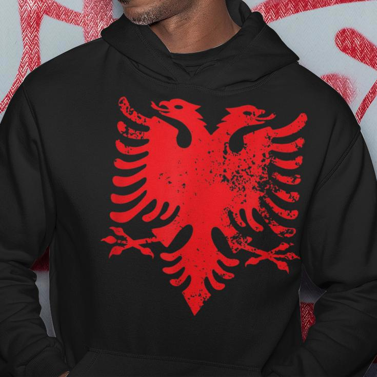 Albanian Flag Double Headed Eagle Albania Flag Hoodie Funny Gifts
