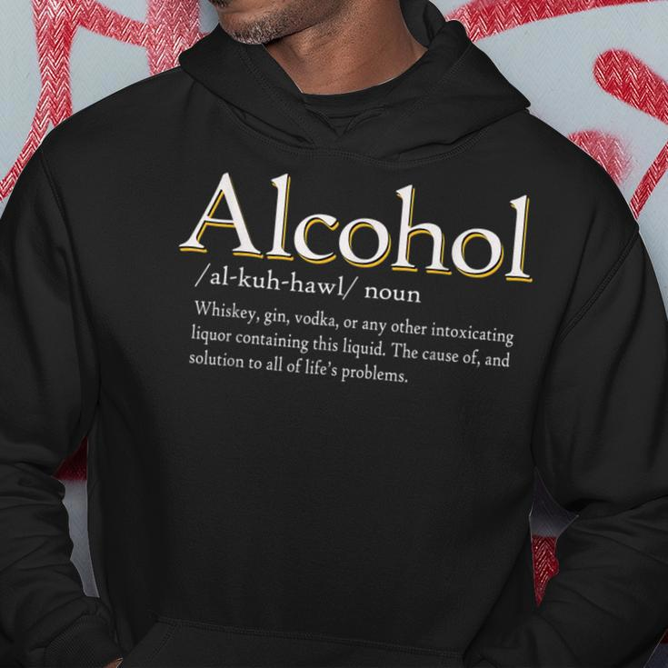 Alcohol Definition Cause & Solution To Life ProblemsHoodie Unique Gifts