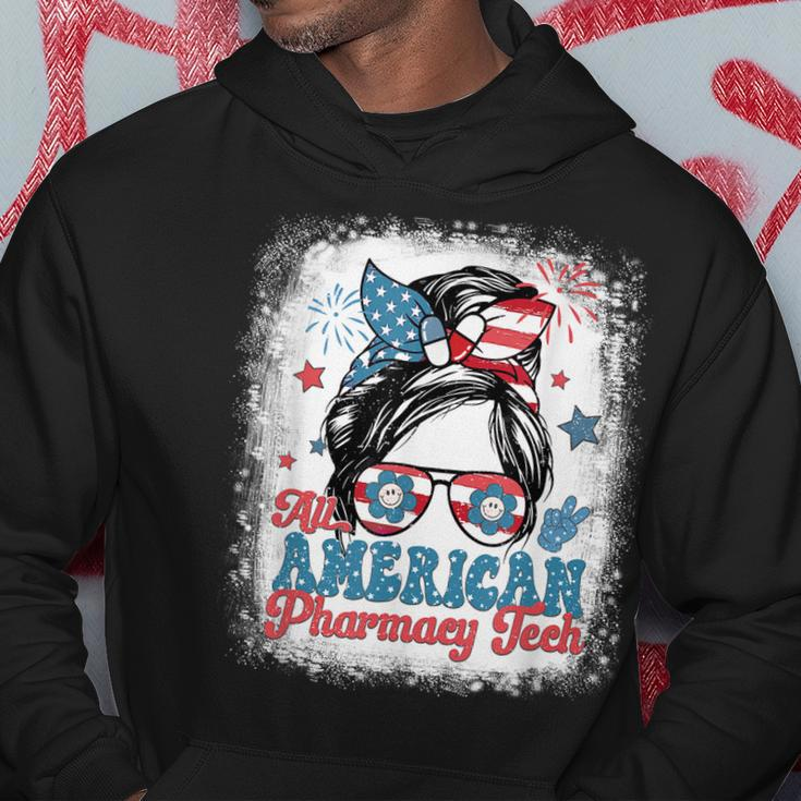 All American Pharmacy Tech Patriotic Usa Flag 4Th Of July Hoodie Unique Gifts