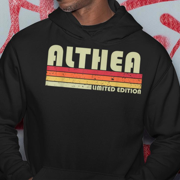 Althea Gift Name Personalized Retro Vintage 80S 90S Birthday 90S Vintage Designs Funny Gifts Hoodie Unique Gifts
