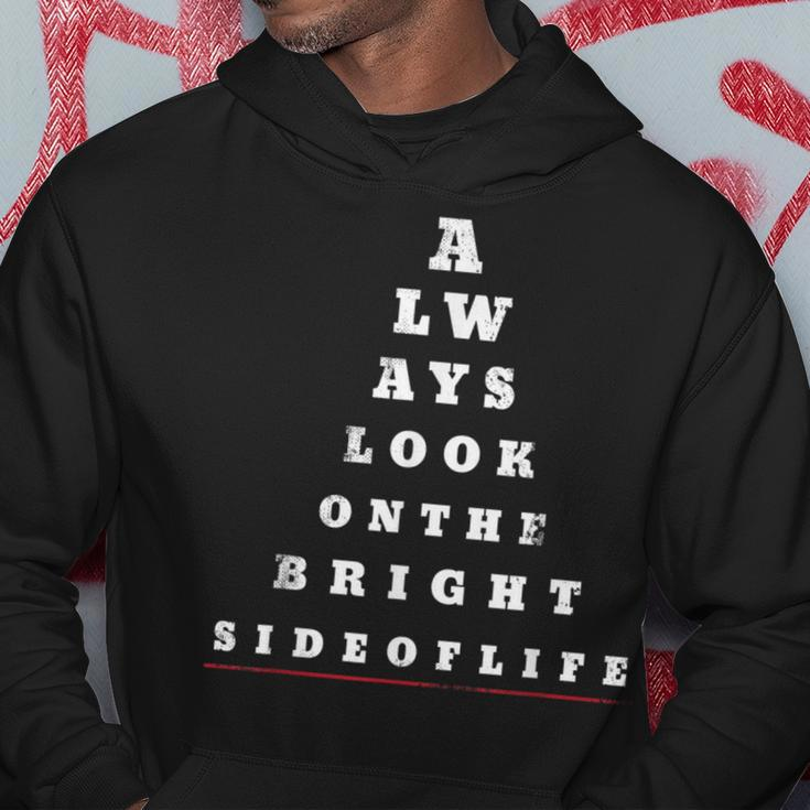 Always Look On The Bright Side Of Life Eye Chart Hoodie Unique Gifts