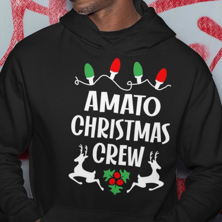 Amato Name Gift Christmas Crew Amato Hoodie Funny Gifts