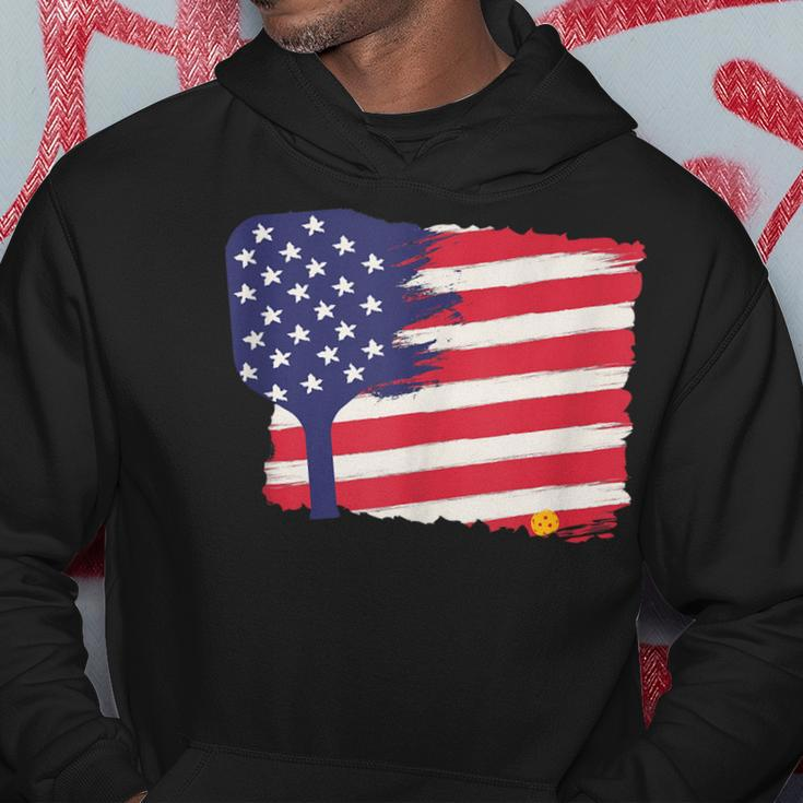 America And Pickleball Hoodie Unique Gifts