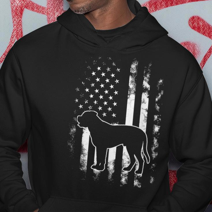 American Us Flag Bull Mastiff Hoodie Unique Gifts