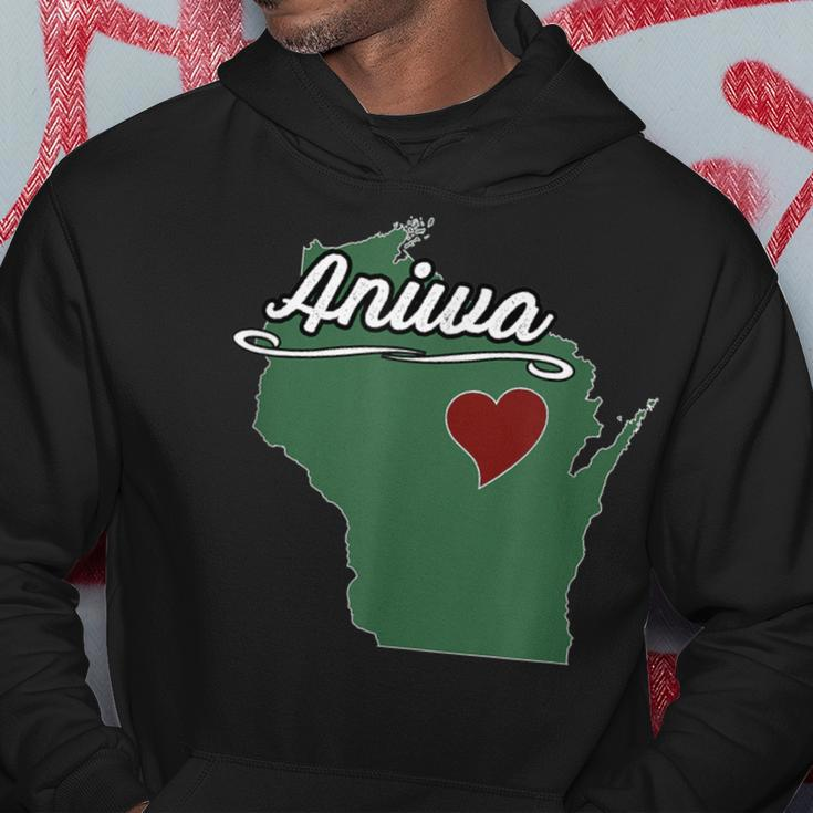 Aniwa Wisconsin Wi Usa City State Souvenir Hoodie Unique Gifts