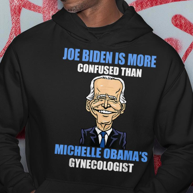 Anti Joe Biden Is More Confused Than Obama's Gynecologist Hoodie Unique Gifts