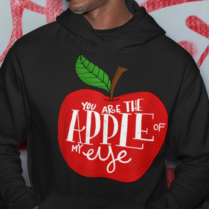 You Are The Apple Of My Eye Red Apple Hoodie Unique Gifts
