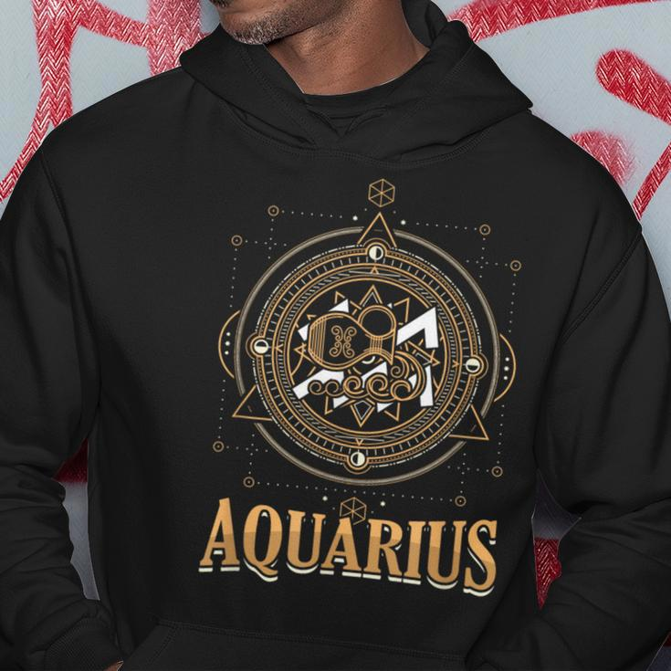 Aquarius Zodiac Sign Horoscope Astrology Birthday Star Hoodie Unique Gifts