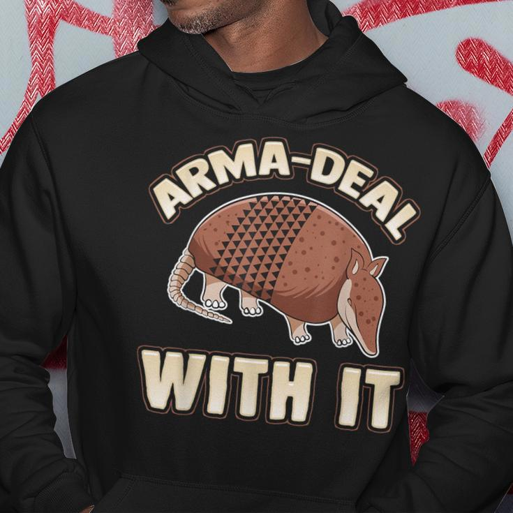 Arma-Deal With It Fun Pun Armadillo Armadillo Lovers Hoodie Unique Gifts