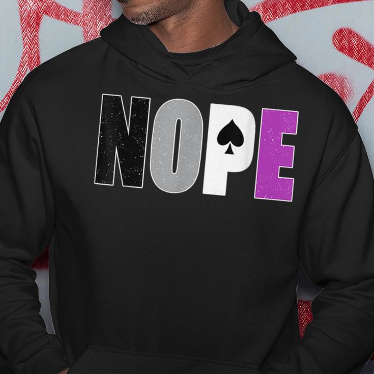 Asexual Pride Nope Ace Flag Asexuality Ally Lgbtq Month Hoodie Unique Gifts