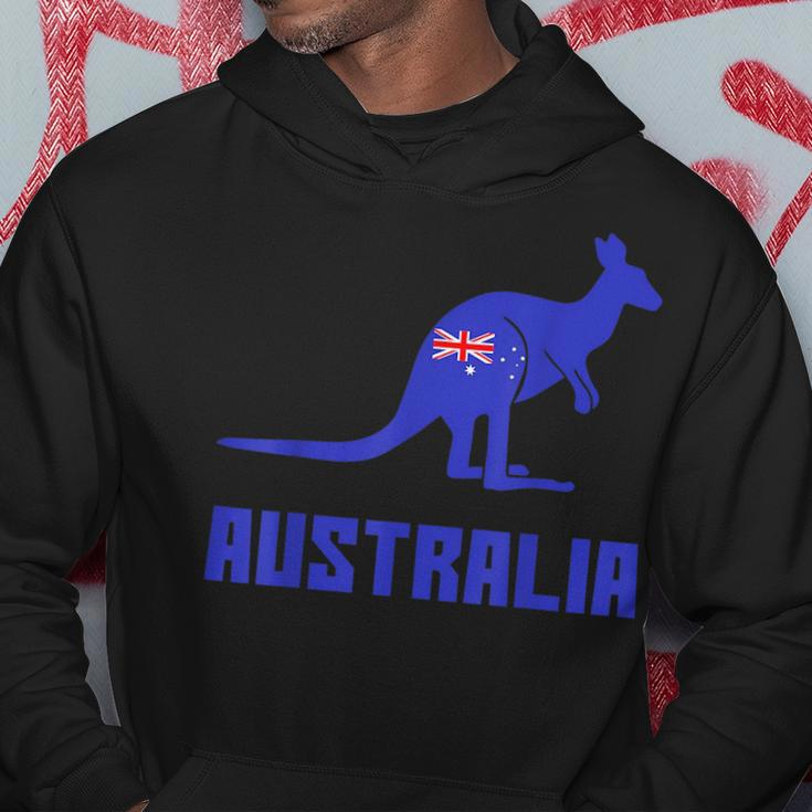 Australian Kangaroo Australia Flag Tourists Gift Idea Hoodie Unique Gifts