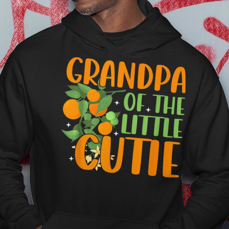 Baby Shower Orange 1St Birthday Party Grandpa Little Cutie Hoodie Funny Gifts