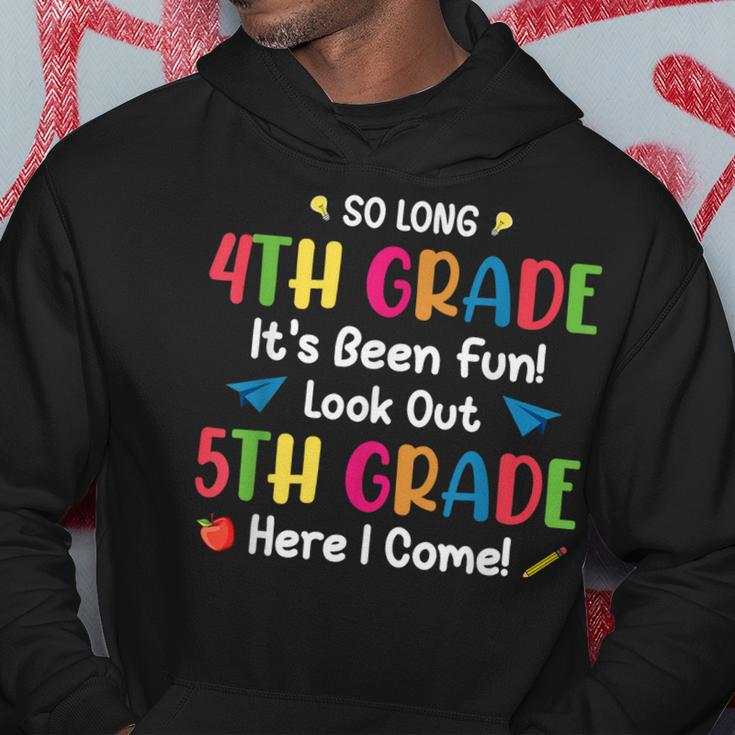 Back To School Funny So Long 4Th Grade 5Th Grade Here I Come Hoodie Unique Gifts