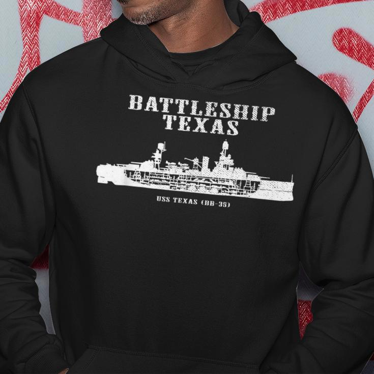 Battleship Texas Uss Texas Bb-35 Distressed Style Hoodie Personalized Gifts