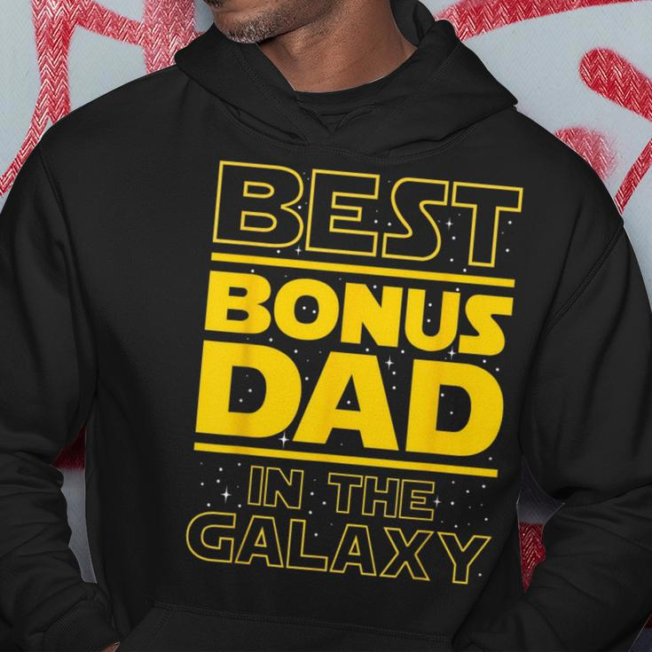 Best Bonus Dad In The Galaxy Stepfather Stepdad Grandpa Hoodie Unique Gifts