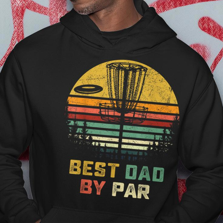 Best Dad By Par Vintage Disc Golf Dad Fathers Day Hoodie Unique Gifts
