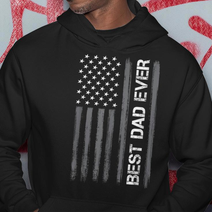 Best Dad Ever American Flag Funny Fathers Day For Hoodie Unique Gifts