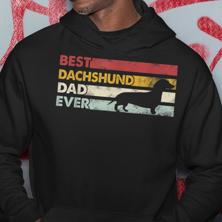 Best Dog Dad Ever - Father Wiener Sausage Dog Dachshund Hoodie Funny Gifts