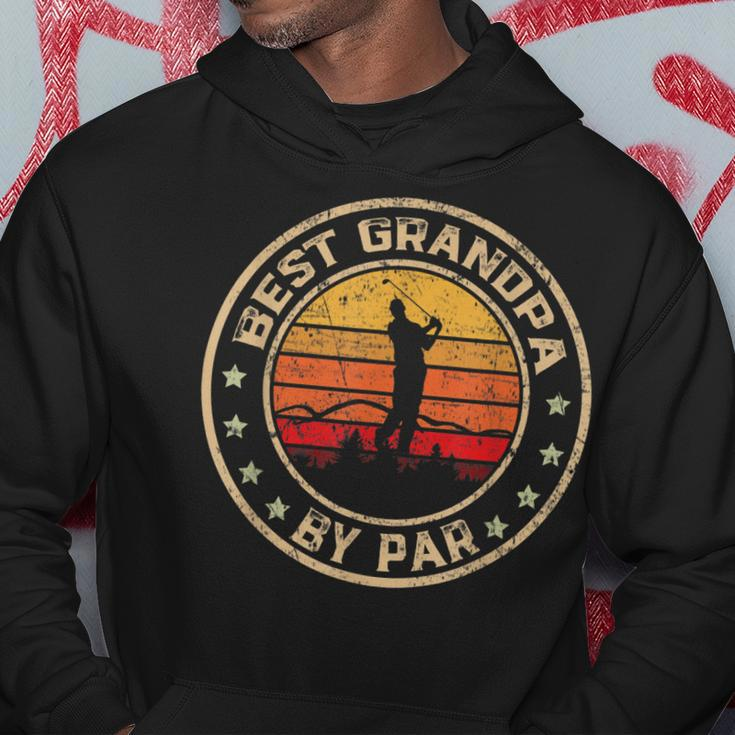 Best Grandpa By Par Fathers Day Golf Golfing Hoodie Unique Gifts