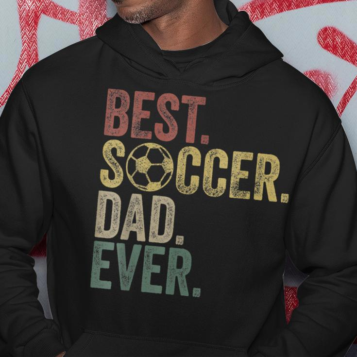 Best Soccer Dad Ever Daddy Fathers Day Vintage Womens Gift Hoodie Funny Gifts