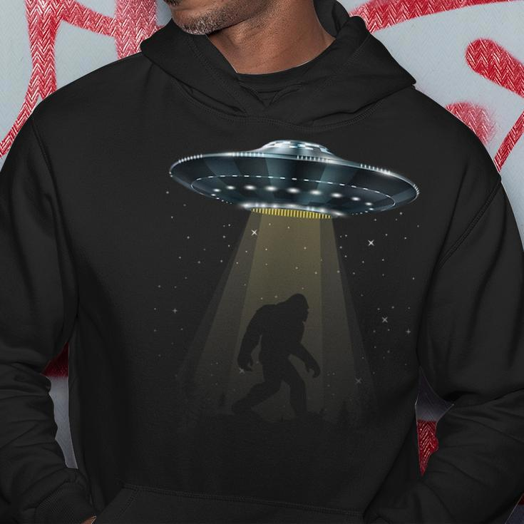 Bigfoot Abduction Alien Ufo Sasquatch Lovers Space UFO Funny Gifts Hoodie Unique Gifts