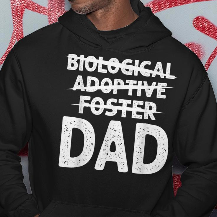 Biological Adoptive Foster Dad Adoption Love Father Gift For Mens Hoodie Unique Gifts