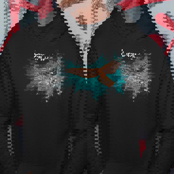 Birds Of Prey Hovering Harrier Hawk Marsh Hawk Hoodie Unique Gifts