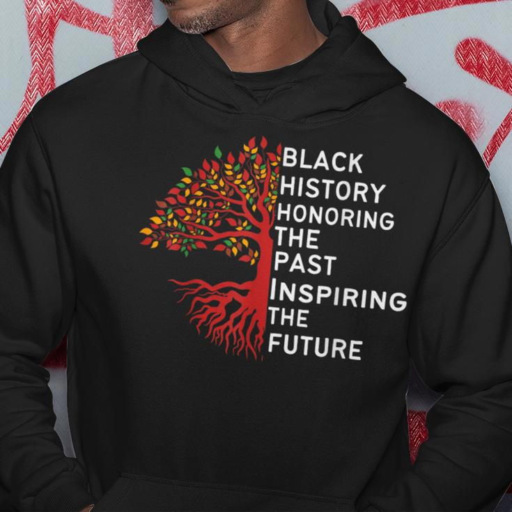 Black History Honoring Past Inspiring Future Melanin Pride Hoodie Unique Gifts