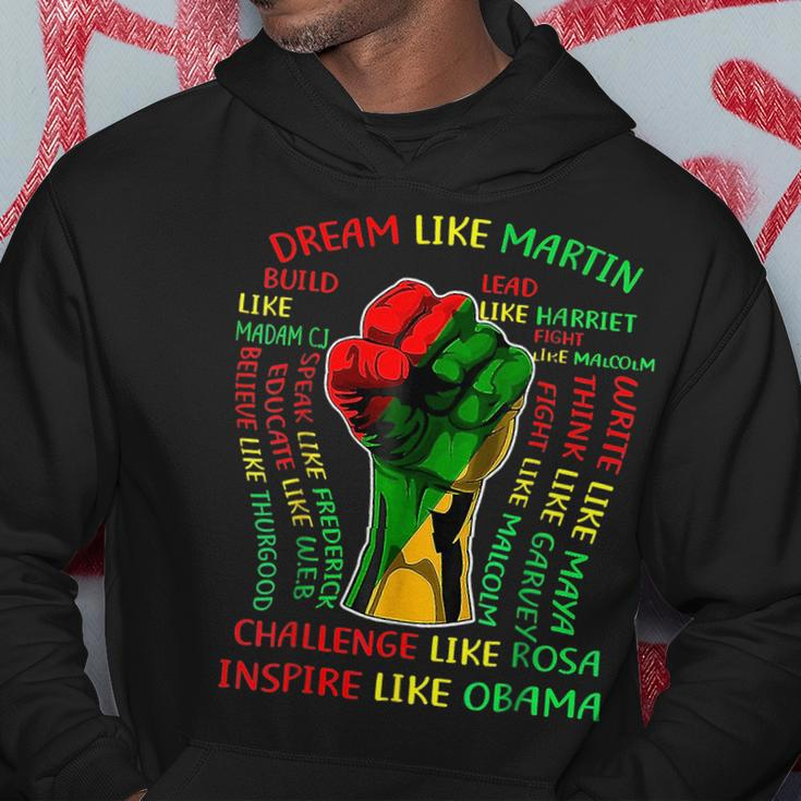 Black History Leaders Fist Hand African American Junenth Hoodie Unique Gifts