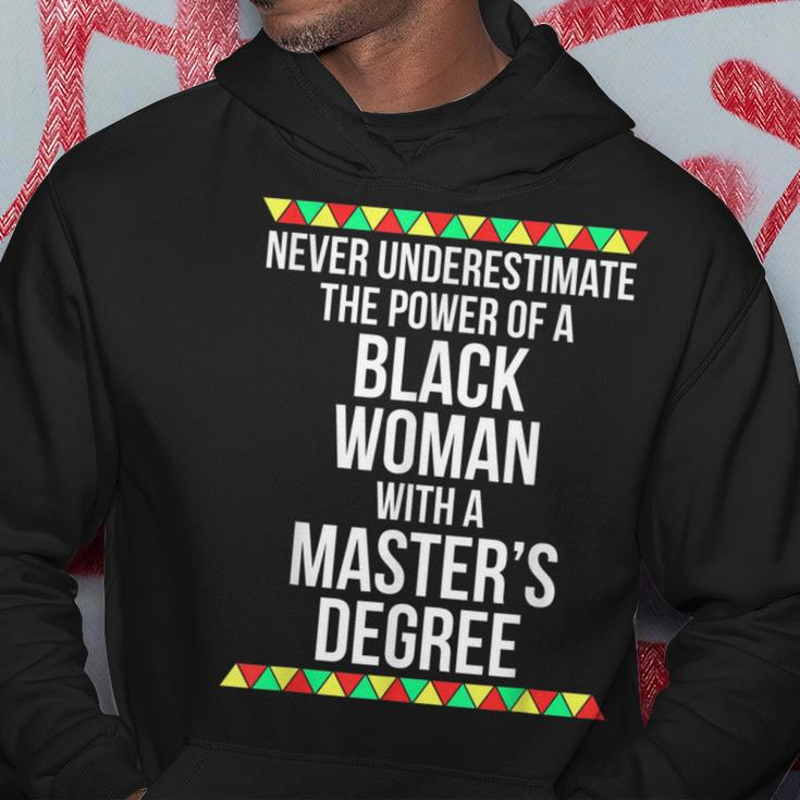 Black Queen Woman Power Masters GraduationHoodie Unique Gifts