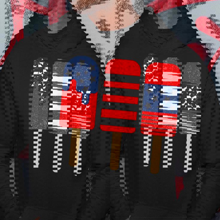 Blue Red White Ice Cream American Flag 4Th Of July Usa Hoodie Unique Gifts Blue Red White Ice Cream American Flag 4Th Of July Usa Hoodie Unique Gifts