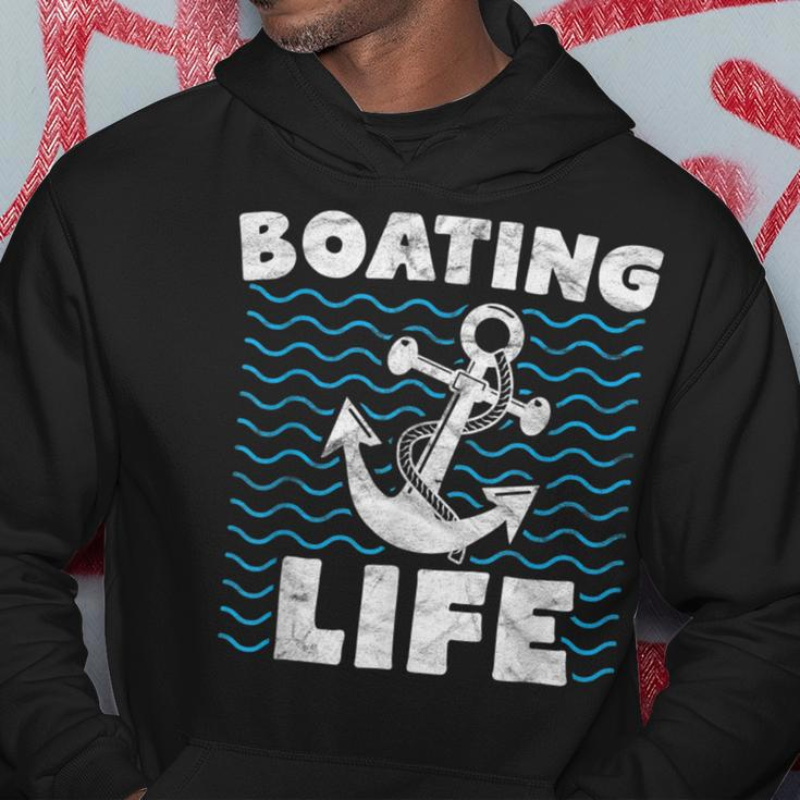 Boating Men Anchor Sailing Gift Hoodie Unique Gifts